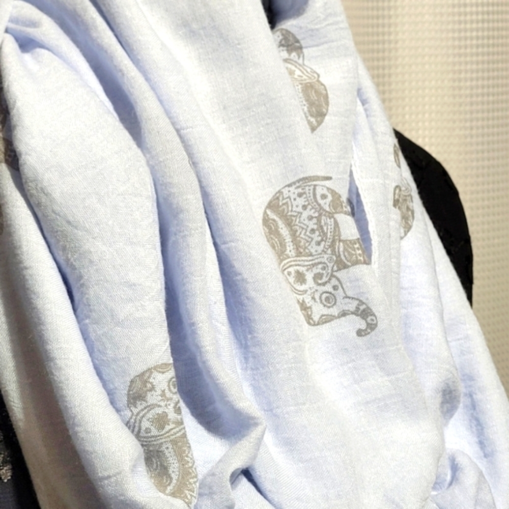 Elephant Infinity Scarf - Picture 2 of 9